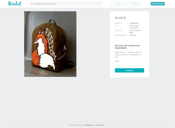 Réplique Vinted